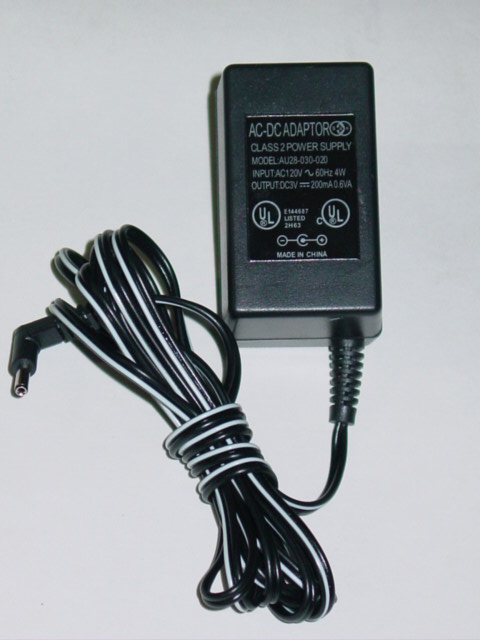 NEW AU28-030-020 AC Adapter 3V DC 200mA AU28030020